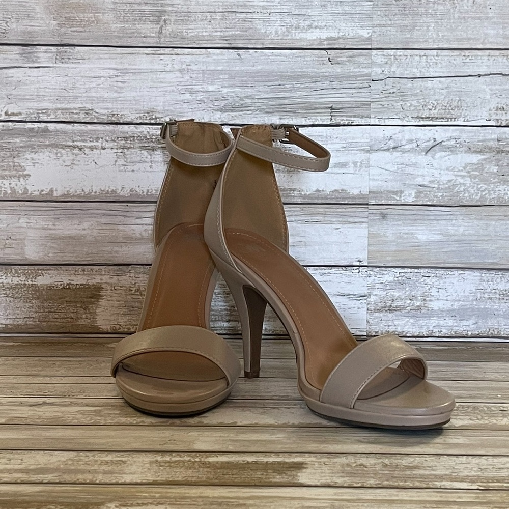 C&M ankle strap heels